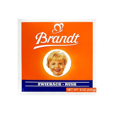 Brandt Zwieback Rusk | Sweetened Crispy Bread | Perfect For Teething C