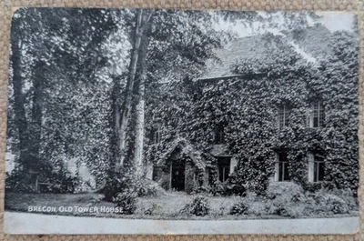 Brecon Old Tower House, Powys, Photochrom Edwardian Postcard - Image 1 of 4