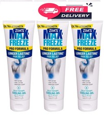 Zim's Max-Freeze Pro Formula Gel, 4 Ounce Pack of 3 