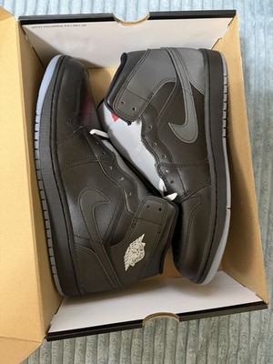 Nike Air Jordan 1 Mid SE Shoes Black/White (HV5177-010) Men's Size: 13