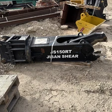 Cat 315 Hydraulic Shear Steel Excavator Caterpillar New 70 Mm Pin Rotates