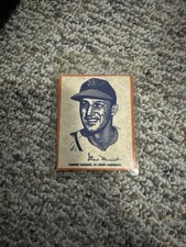 THE MAN STAN MUSIAL HOF 1951 WHEATIES HAND CUT CEREAL BOX CARD RARE