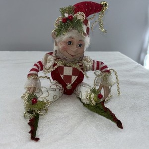 Marionnette Clown Jester 12" – Mark Roberts Collection – Ornement De Collection