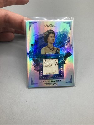 2023 Bellissimo Edition Queen Elizabeth II Original Relic Card # 14/25