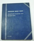 Lincoln Head Cent Set 1941 - 1970 in Whitman Album 72 Coins