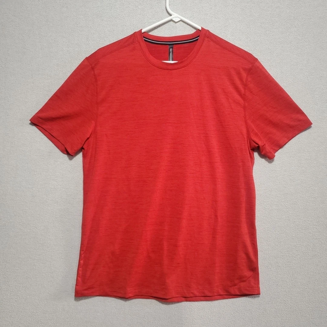 Ten Thousand Shirt Mens Medium Red Versatile Training Performance Workout Gym