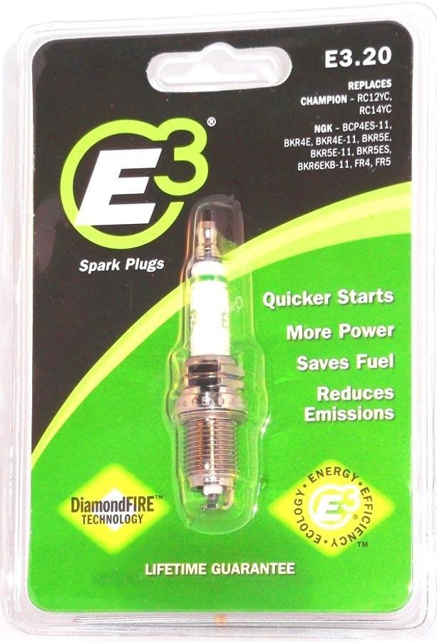 E3 E3.20 Spark Plug DiamondFire 14mm .75 Gasket Resistor for Small Engine Lawn