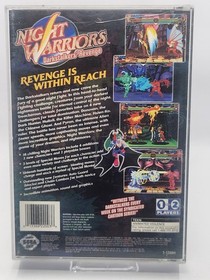 Night Warriors: Darkstalkers Revenge (Sega Saturn, 1996) Complete CIB Manual Reg