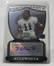 Bowman Sterling David Clowney Packers Rookie Autograph Card BSRA-DC 2007. rookie card picture
