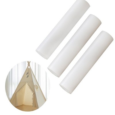 GJD 3 canvas teepee pole fittings for the support, 0.78 inch, White 