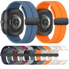 Notched Magnetic Buckle Silicone Watch Strap For Samsung Galaxy Watch Ultra 47MM