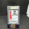 2018-2019 Panini Encased Green #139 Troy Brown Jr Ss Auto 5/5