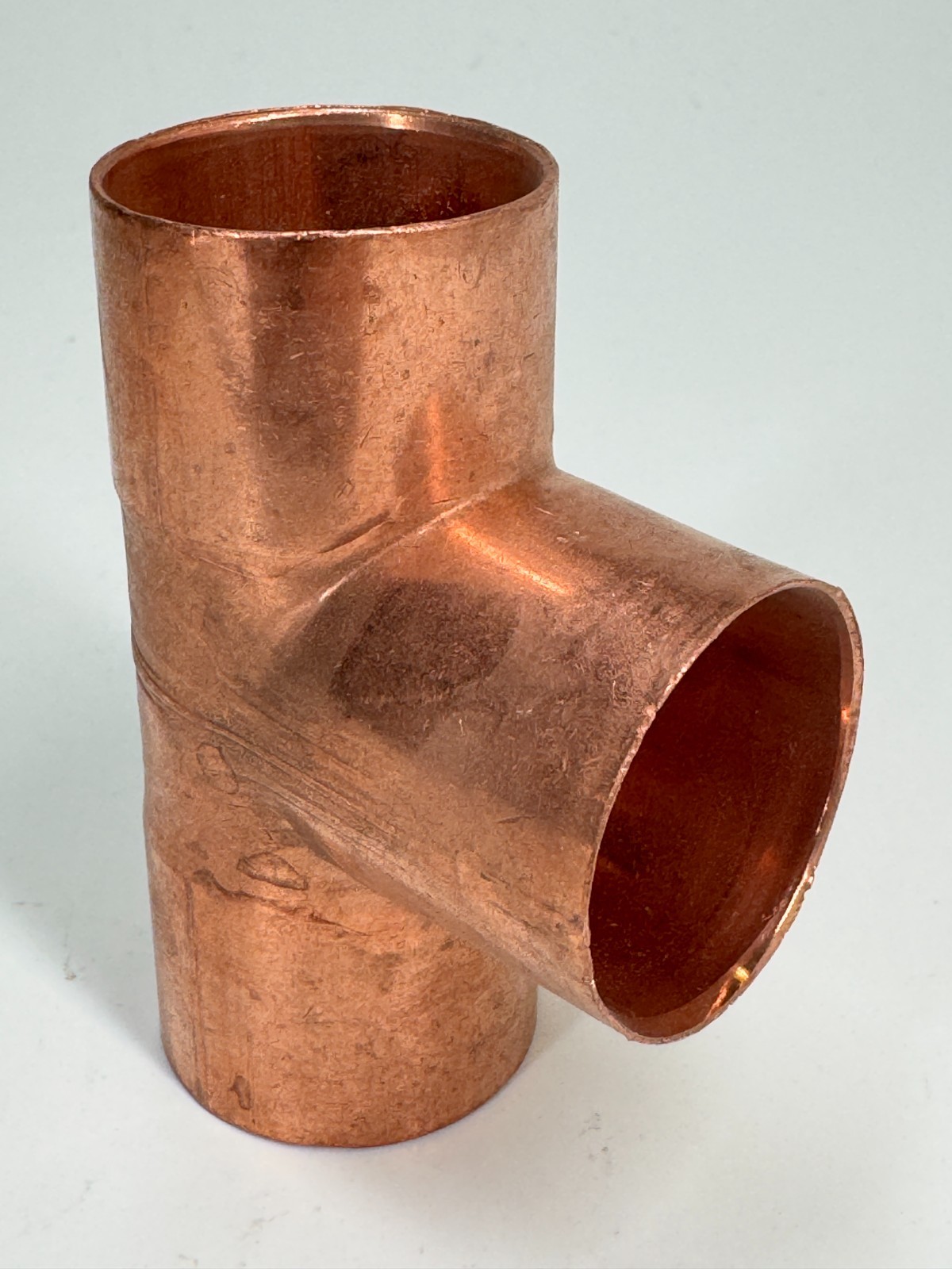 EPC Straight Tee 1-1/4" x 1-1/4" x 1-1/4" CTS Solder Joint Copper Sweat Fitting