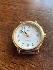 Vintage TIMEX WR30 INDIGLO GOLD TONE LADIES WRISTWATCH