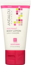 Andalou Naturals 1000 Roses Soothing Body Lotion 1.7 Fl Oz Pack of 6