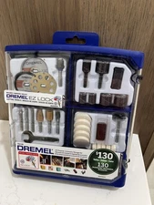 Dremel Rotary Tool All-Purpose Accessory Storage Kit Set 713-01 (130-Pc) 