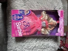 Mattel Barbie 3 Looks Fashion Doll 12in Blonde Pink Dress Vintage 12339 1993