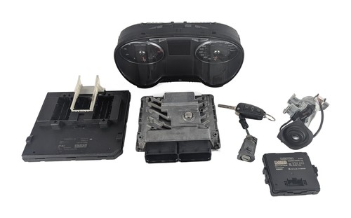 15 AUDI A3 8V 2.0L CNTC ECM BCM CLUSTER MPH GATEWAY ELV KEY IMMOBILIZER SET/7