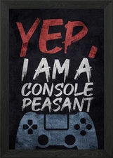 Console Peasant and Proud Framed Wall Art Poster Canvas Print Picture