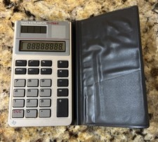 Texas Instruments TI-1766 II Vintage Solar Calculator, Works
