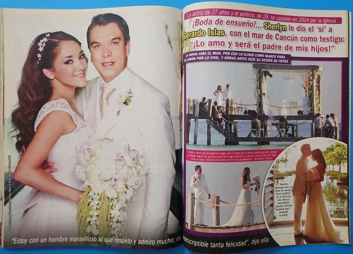 Colate Paulina Rubio Vestido De Novia Sherlyn Sebastian Rulli