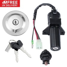Motorcycle Ignition Switch Lock Set Barrel Lock Fuel Gas Cap For Yamaha YBR125