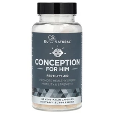 Conception for Him, Fertility Aid, 60 Vegetarian Capsules