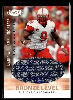 2006 SAGE BRONZE /500 AUTO MARIO WILLIAMS NC ST