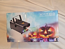 500W LED Fog Machine RGB Lights Smoke Maker Halloween Party Stage Effect NEW