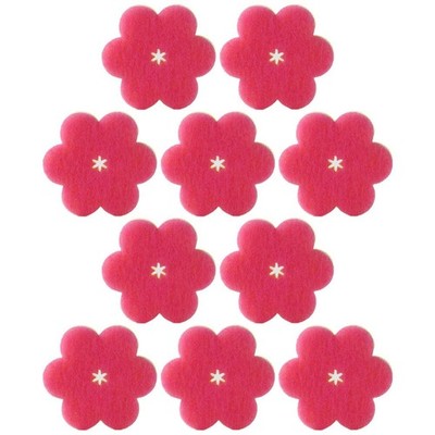Marna Flower Sponge Deep Pink K364DP 10-piece set