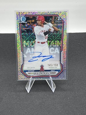 2026 Bowman Isaiah Jackson Chrome Auto HTA Choice Refractor 1st #/150 Angels