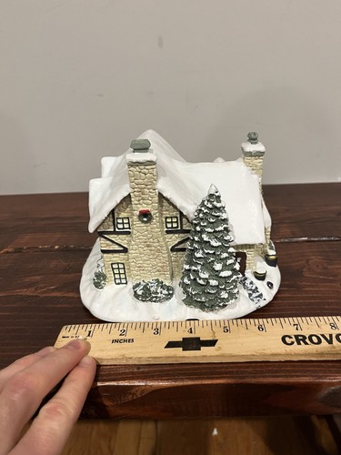 Thomas Kinkade Santa Workshop Toys Hawthorne Village Christmas Lighted A8146 - Picture 3 of 6