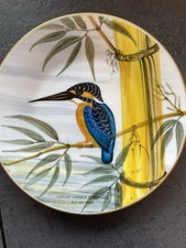 Rattota China Ceylon Common Kingfisher plate by Lanka Porcelain