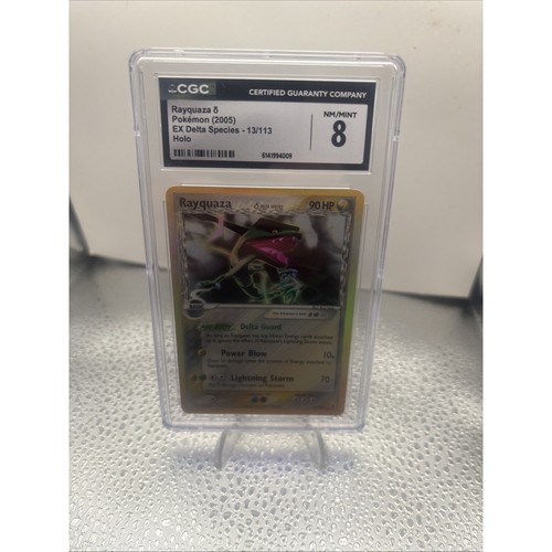 Rayquaza δ graded CGC 8 for sale on eBay