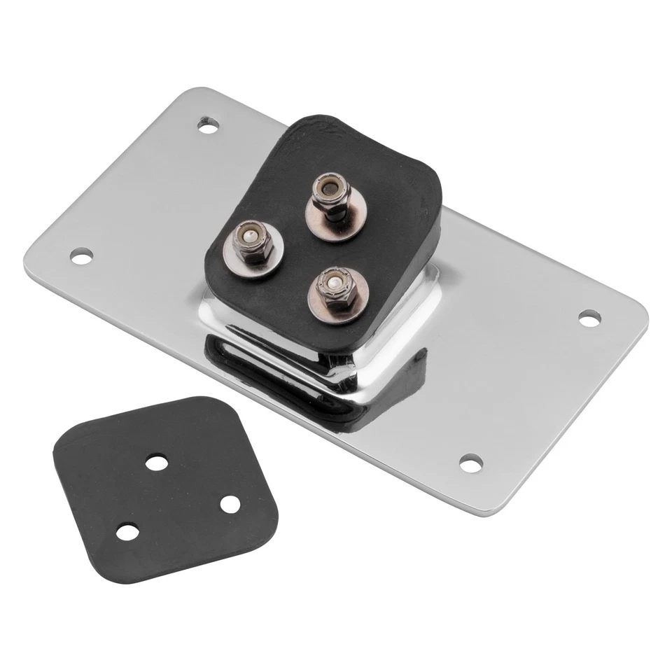 For Harley-Davidson Street Glide 06-14 Bracket Chrome Plated Custom License - Image 2 of 2