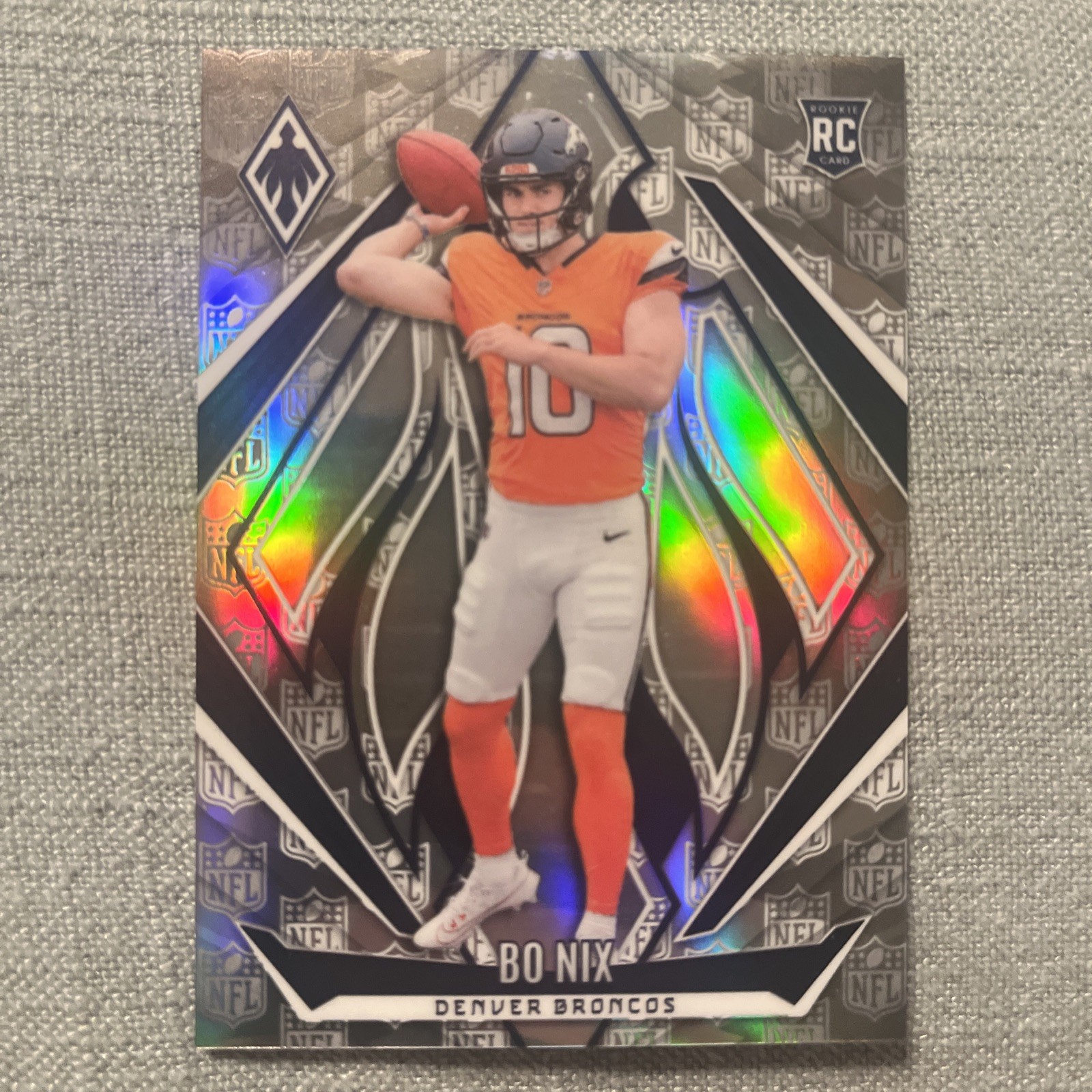 Bo Nix 2024 Phoenix NFL Shield 56/150 RC Rookie card #159