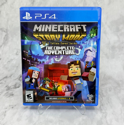 Minecraft: Story Mode Complete Adventure (PlayStation 4, 2016) Tested PS4