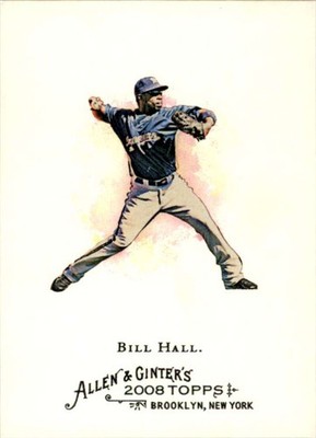 2008 Topps Allen and Ginter #34 Bill Hall Milwaukee ID:70324