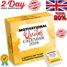 2026 Motivational Daily Quotes - Calendar Desk Office Home Decor - Gifts Ideas