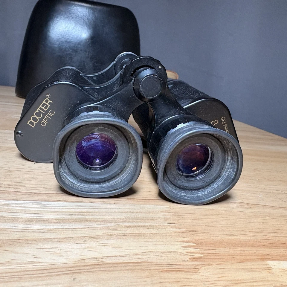 Docter Optic 8x30 Deltrintem Binoculars VINTAGE MADE IN GERMANY Good Condition - Image 4 of 4