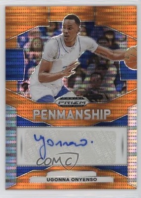 2024 Prizm Draft Picks Penmanship Orange Pulsar 45/49 Ugonna Onyenso Auto 1k7d