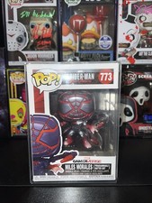Vinilo Funko Pop: Marvel Miles Morales (traje de materia programable) (metálico) #773