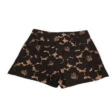 Express Black Lace High Rise Short Shorts with Nude Lining Size 0 EUC