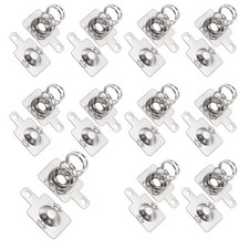 20 Set Battery Spring Contact 8.5x9mm Positive Negative Unipolar