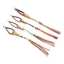11" Keychain Style Horse Quirt - Cuarta Charra Estilo Llavero Cuartita de Cuero