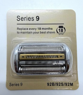 Electric Series 9 Shaver Foil and Cutter Replacement Head 92B/92S/92M