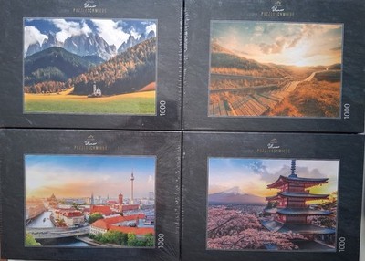 4 x 1000 Teile Ulmer Puzzleschmiede, OVP