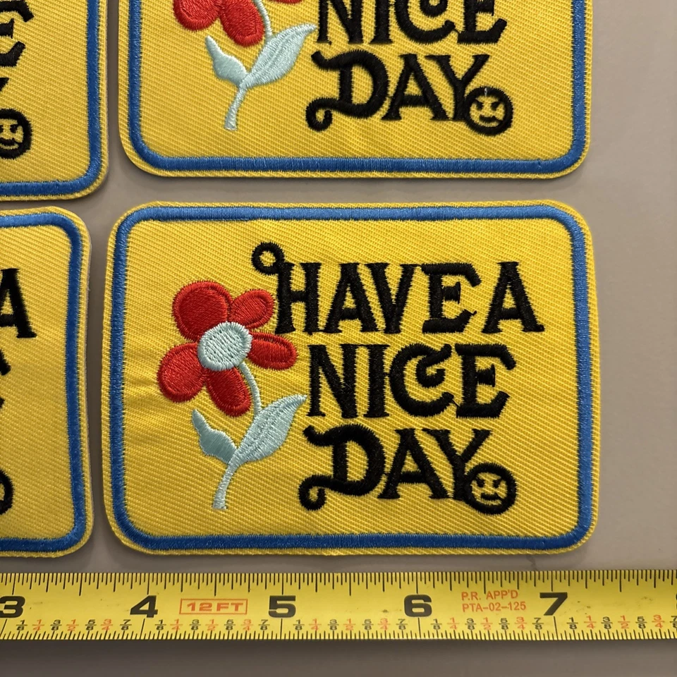 Have A Nice Day! (4pc Lot) Iron on patch - Image 4 of 4