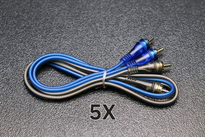 Audiopipe Superflex BMS-BLS RCA 6FEET 5 PACK
