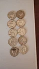 1 Lot Of 10 Silver Washington Quarters (Junk Silver)
